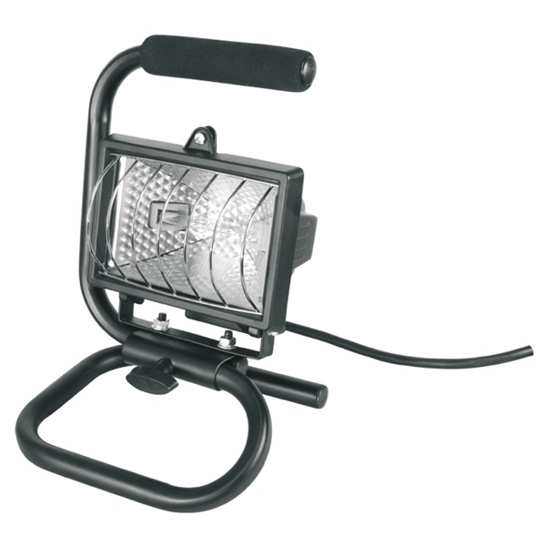 hordozható halogén lámpa, 120W (max.150W), 2300 lm, IP44, kábel: 1,7m