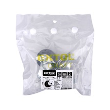 készülékgörgő 2 db, önbeálló, rögzítőfékkel, fekete gumi, 40mm, max. teherbírás: 20 kg/db