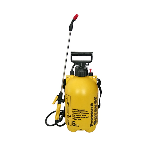 kézi permetező permetszóróval; 5 liter
