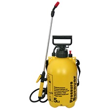 kézi permetező permetszóróval; 5 liter
