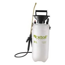 kézi permetező permetszóróval; 8 liter, réz cső