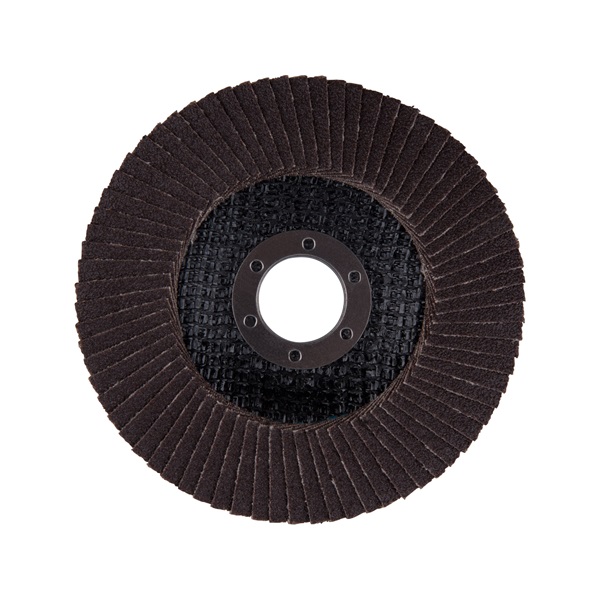 lamellás csiszoló acél, Alu, műa. és fa munkadarabok csiszolására, 115×22mm; P40, kúpos, max.:13.200 ford./perc, EN13743