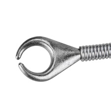 lefolyócső tisztító, 15m, 9mm átmérő,  kézi tekerővel, tisztító körömmel,  (1,9mm drótból sodorva)