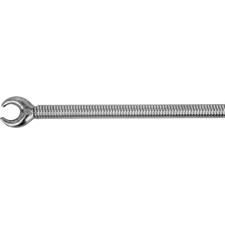 lefolyócső tisztító, 3m, 6mm átmérő, kézi tekerővel, tisztító körömmel,  (1,3mm drótból sodorva)