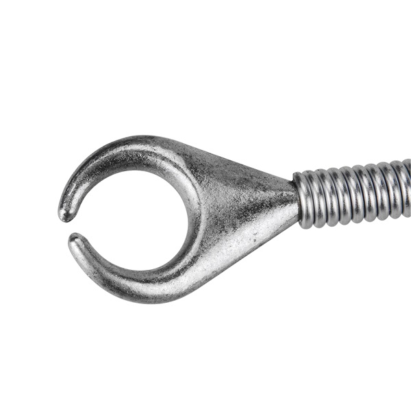 lefolyócső tisztító, 5m, 9mm átmérő, kézi tekerővel, tisztító körömmel,  (1,9mm drótból sodorva)