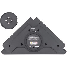 lézeres vízszintező, (csempelézer, derékszöglézer) ZÖLD, 2H (2 horizontális), akkus, vákuumos talppal