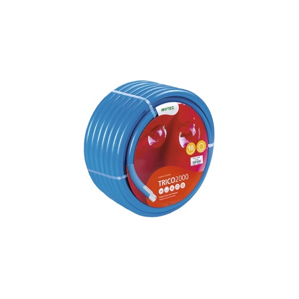 locsolótömlő,  3 rétegű csavarodásmentes, 1/2" 25 m, kék 125 g/m, TRICO 2000