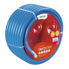 locsolótömlő,  3 rétegű csavarodásmentes, 1", 25 m, kék 380 g/m, TRICO 2000
