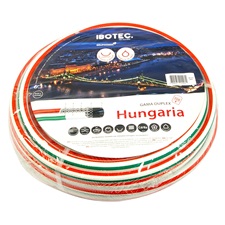 locsolótömlő, csavarodásmentes,5 rétegű, 1", 25m, piros-fehér-zöld, 380g/m, portugál