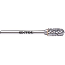 mini keményfém turbómaró (rotormaró), hengeres, kerek orrú, átmérő 6×13mm/szár 3mm, keresztfogazás