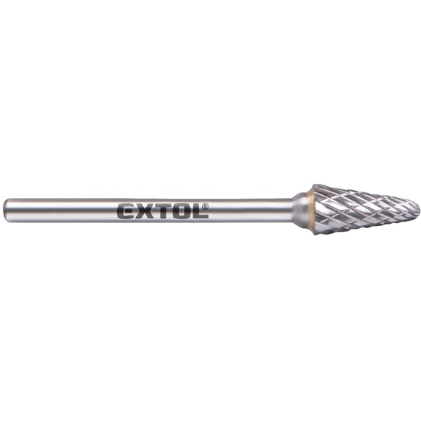 mini keményfém turbómaró (rotormaró), kúpos, kerek orrú, átmérő 6×13mm/szár 3mm, keresztfogazás