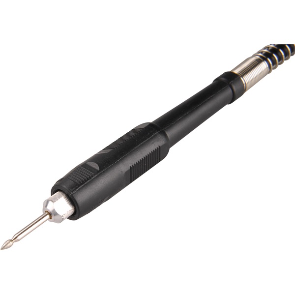 mini kettős köszörűgép felxibilis szárral, 120W; száraz, 75×10×20mm, 0-9900 ford/perc, 2,3kg