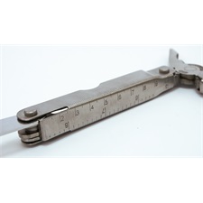 multifunkciós rozsdamentes szerszám, kombinált fogóval+ késpengével, 2CR13, teljes/összecsukott hossz.:178/114 mm