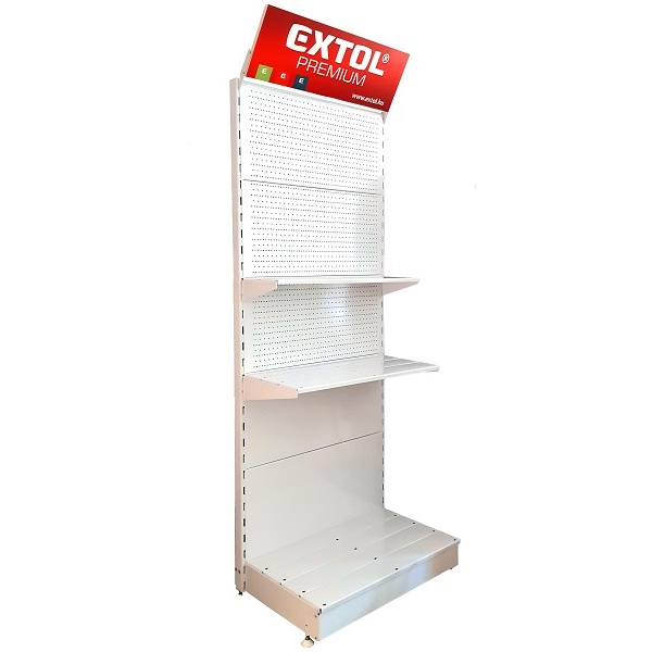 bemutató állvány 92×240cm, fehér