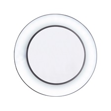 nagyító LED lámpa, asztali, Fekete, 7 W COB, 2400 Lm, 5× nagyítás; mechanikusan állítható rögzítés, USB töltőkábel