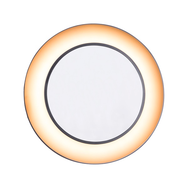 nagyító LED lámpa, asztali, Fekete, 7 W COB, 2400 Lm, 5× nagyítás; mechanikusan állítható rögzítés, USB töltőkábel