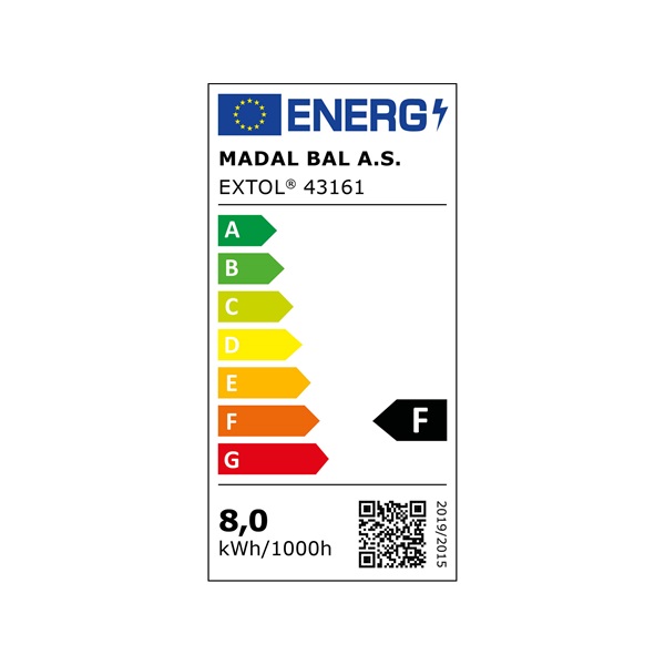 nagyító LED lámpa, asztali, Fehér, 7 W COB, 2400 Lm, 5× nagyítás; mechanikusan állítható rögzítés, USB töltőkábel