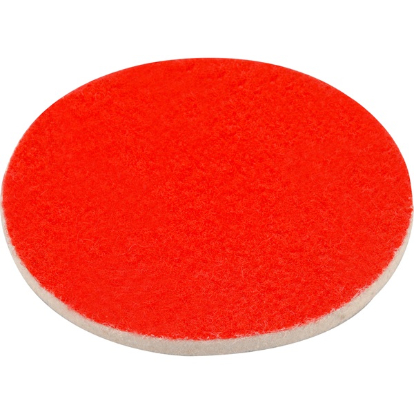 polírkorong, fehér, báránybőr (gyapjú); 150 mm, 7 mm vastag, tépőzáras