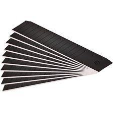 pótpenge 10 db, fekete, dupla vágóéllel; 18×100×0,5mm, 14 szegmens, SK2 acél, HRC  <= 65,  lézeres élezés