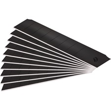 pótpenge 10 db, fekete, dupla vágóéllel; 18×100×0,5mm, 7 szegmens, SK2 acél, HRC <= 65,  lézeres élezés