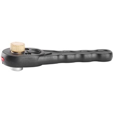 racsnis hajtókar BIT-ekhez, 1/4" hatszög befogás, mágneses, CrV, irányváltó, műanyag szár, 94mm