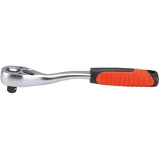racsnis hajtókar, CV., 45 fog, hajlított szár, kétkomponenses (ABS és TPR) markolat; 1/2", 250 mm