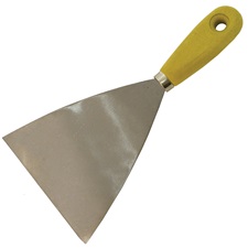 spakli 12 cm, lakkozott fém, műanyag nyél