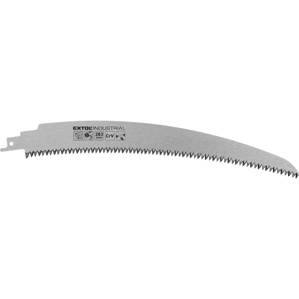szablyafűrészlap 1db, Bosch befogás, Cr.V. 283 mm, 7TPI, fához, íves, durva vágás