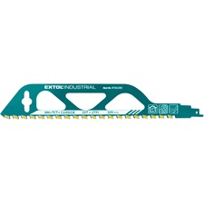 szablyafűrészlap 1db, Bosch befogás, HM/TCT fogak, 305 mm, 2TPI, gázbetonhoz, egyenes, durva vágás