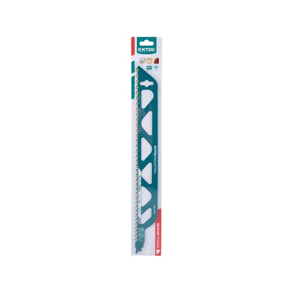 szablyafűrészlap 1db, Bosch befogás, HM/TCT fogak, 505 mm, 2TPI, gázbetonhoz, egyenes, durva vágás