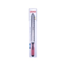 szigetelőanyag (kőzetgyapot) vágókés, kétélű, teljes/penge hossz.:470/280mm, rozsdamentes acél penge, vastagsága: 1,5mm