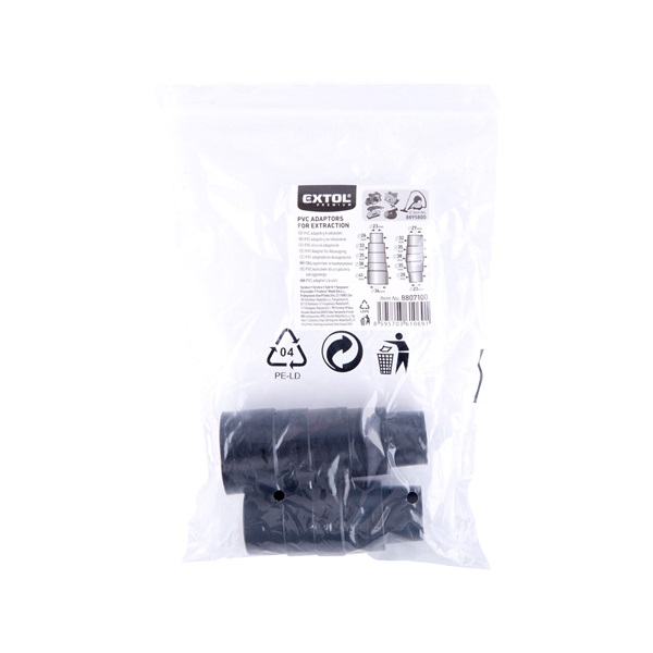 szívóadapter klt., 2 db, a 8895800 porszívóhoz, külső átmérő: 26-41/28-38mm, PVC