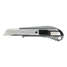 tapétavágó kés 18mm aluházas ; pótpenge: 9123A (10db) 9134 (horgas törhető-5db)