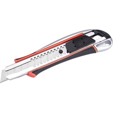 tapétavágó kés, 18mm, autolock,  ALU házas, gumirozott; pótpenge: 9123A, 8855091