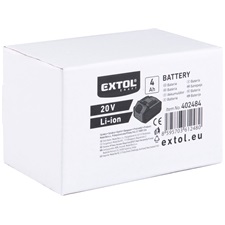 tartalék akku Extol Craft Li-ion 20 V, 4000 mA