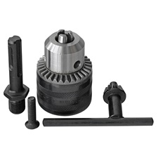tokmány; hagyományos 1,5-13mm, SDS >> normál adapter, tokmánykulcs
