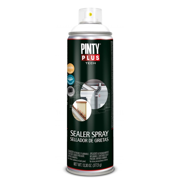 tömítő spray fekete 500ml, Pinty Plus Tech