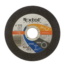 vágókorong Inox-, acél-, réz-és  ALU-hoz, 230×1,9×22,2mm, max 6600 ford/perc, narancs, db áras, de csak 5-vel rendelhető