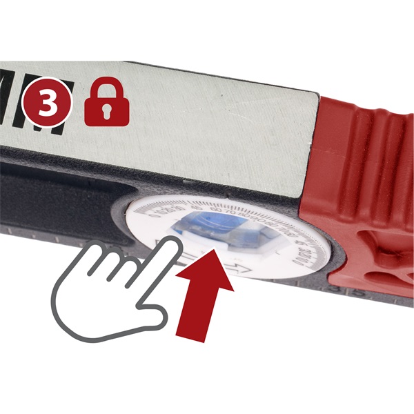 vízmérték 0,5mm/m pontos ( alu.), 3 db elektronikusan kalibrált libella FORTUM; 400mm