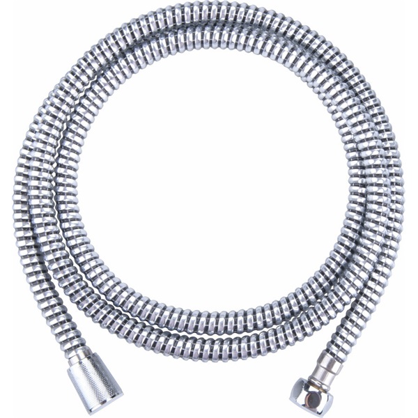 zuhanytömlő, ezüst PVC; 1,8 m